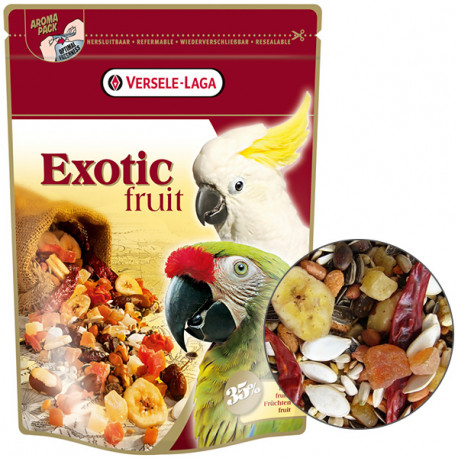 Versele Laga Prestige Premium Parrots Exotic Fruit Mix Корм для крупных попугаев с экзотическими фруктами