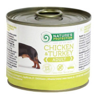 Nature's Protection Dog Adult Chicken & Turkey Консервы для взрослых собак всех пород с курицей и индейкой