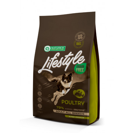 Nature's Protection Lifestyle Dog Adult Grain Free Poultry All Breeds 