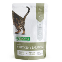 Nature's Protection Cat Adult Weight Control Chicken & Salmon Консервы для взрослых кошек с избыточным весом с курицей и лососем