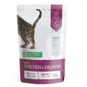 Nature's Protection Cat Adult Skin & Сoat Care Chicken & Salmon Консервы для взрослых кошек для поддержания здоровья шерсти и кожи с курицей и лососем