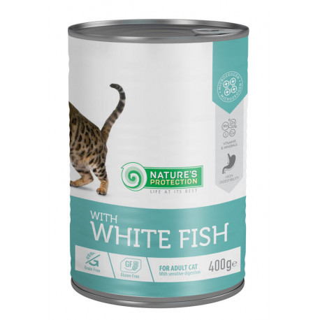 Nature's Protection Cat Adult Sensitive Digestion White Fish