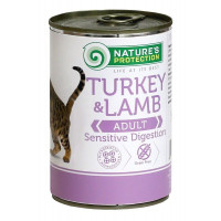 Nature's Protection Cat Adult Sensitive Digestion Turkey & Lamb 