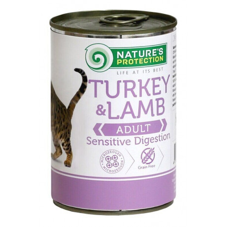 Nature's Protection Cat Adult Sensitive Digestion Turkey & Lamb