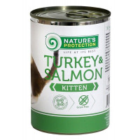 Nature's Protection Kitten Turkey & Salmon Консервы для котят с индейкой и лососем