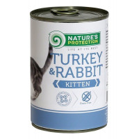 Nature's Protection Kitten Turkey & Rabbit Консервы для котят с индейкой и кроликом