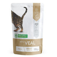 Nature's Protection Cat Adult Indoor Veal Консервы для взрослых домашних кошек с телятиной