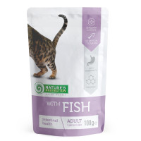 Nature's Protection Cat Adult Intestinal Health Fish Консервы для взрослых кошек с чуствительным пищеварением с рыбой
