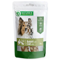 Nature's Protection Dog Adult Snacks Rabbit and Cod Rolls Ласощі для дорослих собак роли з кролика та тріски