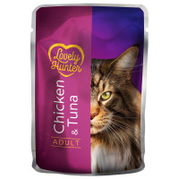 Lovely Hunter Cat Adult Chicken & Tuna Консервы для взрослых кошек с курицей и тунцом