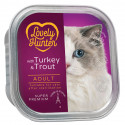 Lovely Hunter Cat Adult Sterilised Turkey & Trouts Консервы для стерилизованных кошек с индейкой и форелью