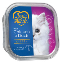Lovely Hunter Kitten Chicken & Duck Консерви для кошенят з куркою та качкою