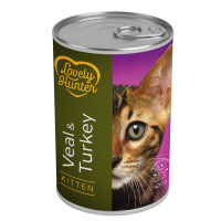 Lovely Hunter Kitten Veal & Turkey Консерви для кошенят з телятиною та індичкою