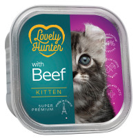 Lovely Hunter Kitten Beef Консерви для кошенят з яловичиною