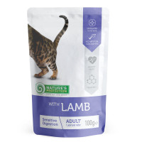 Nature‘s Protection Cat Adult Sensitive Digestion Lamb Консервы для взрослых кошек с чуствительным пищеварением с ягненком