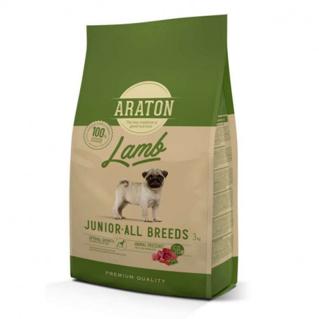 Araton Junior Lamb & Rice All Breeds Сухой корм для щенков всех пород с ягненком и рисом