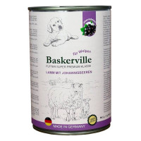Baskerville Super Premium Puppy Консервы для щенков с ягненком и смородиной