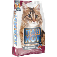 Пан Кот Говядина Сухой корм для взрослых кошек