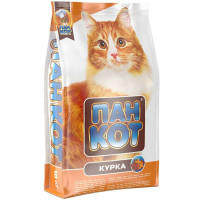 Пан Кіт Курка Сухий корм для дорослих кішок