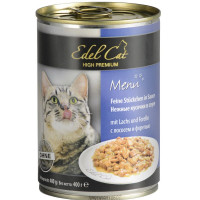 Edel Cat Консервы для взрослых кошек с лососем и форелью в соусе