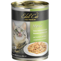 Edel Cat Консервы для взрослых кошек с индейкой и печенью в соусе