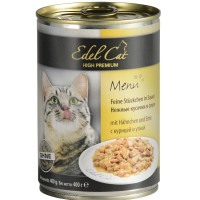 Edel Cat Консервы для взрослых кошек с курицей и уткой в соусе
