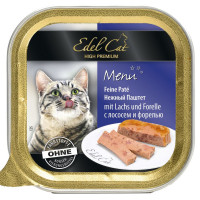 Edel Cat Паштет для дорослих кішок з лососем та фореллю