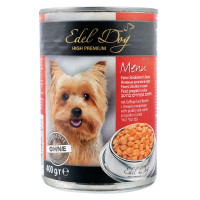 Edel Dog Консервы для взрослых собак с птицей и морковью в соусе