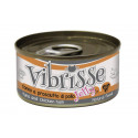 Vibrisse Adult Tuna & Chicken Ham in Jelly Консерви для дорослих кішок з тунцем і курячою шинкою в желе в банці