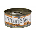 Vibrisse Adult Tuna & Chicken Ham Консерви для дорослих кішок з тунцем та курячою шинкою у банку
