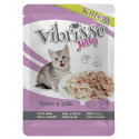 Vibrisse Kitten Tuna & Chicken in Jelly Консерви для кошенят з тунцем та курячим філе в желе у павуку