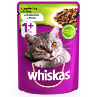 Whiskas Adult Консервы для взрослых кошек с ягненком в желе