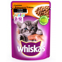 Whiskas Junior Консервы для котят с домашней птицей в соусе