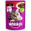 Whiskas Adult Консерви для дорослих кішок з яловичиною у соусі
