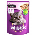 Whiskas Adult Консервы для взрослых кошек с лососем в соусе
