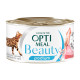 Optimeal Cat Beauty Podium Консервы для взрослых кошек с тунцом и кольцами кальмара в соусе