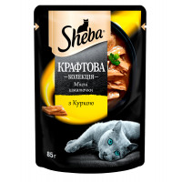 Sheba Craft Collection Shredded Pieces Chicken Консерви для дорослих кішок з куркою у соусі