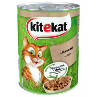 Kitekat Natural Vitality Консервы для взрослых кошек с уткой в желе