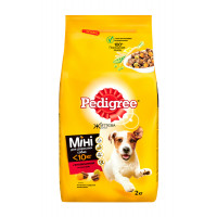 Pedigree Сухий корм для дорослих собак дрібних порід з яловичиною та овочами