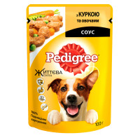 Pedigree Chicken in Sauce Консерви для дорослих собак з куркою у соусі