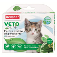 Beaphar Bio Spot On Veto pure Капли от блох клещей и комаров для котят