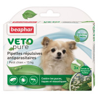 Beaphar Bio Spot On Veto pure Краплі від бліх кліщів та комарів для собак малих порід