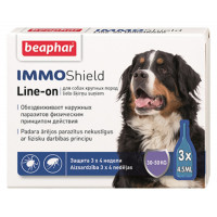 Beaphar IMMO Shield Капли от блох и клещей для собак от 30 кг