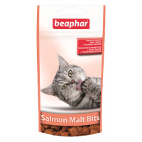 Beaphar Malt-Bits with Salmon Подушечки з додаванням мальт-пасти з лососем для котів