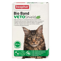 Beaphar Veto Shield Bio Band Біо Нашийник для котів та кошенят від бліх кліщів та комарів 35 см