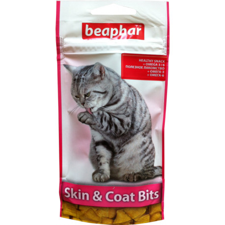 Beaphar Skin & Coat Bits Подушечки для здоровой кожи и шерсти кошек