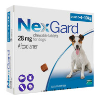 NexGard Таблетки от блох и клещей для собак от 4 кг до 10 кг
