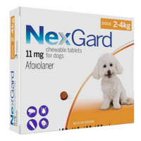 NexGard Таблетки от блох и клещей для собак от 2 кг до 4 кг