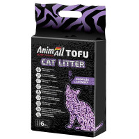 AnimAll Tofu Cat Litter Lavender Гранульований наповнювач, що комкується, з лавандою
