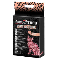 AnimAll Tofu Cat Litter Peach Гранулированный комкующийся наполнитель с персиком